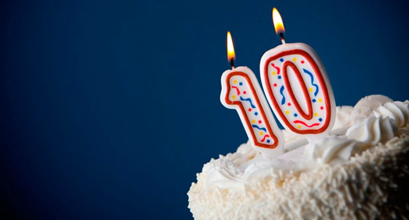 FELIZ 10 ANOS!!! - Estilo Bifásico