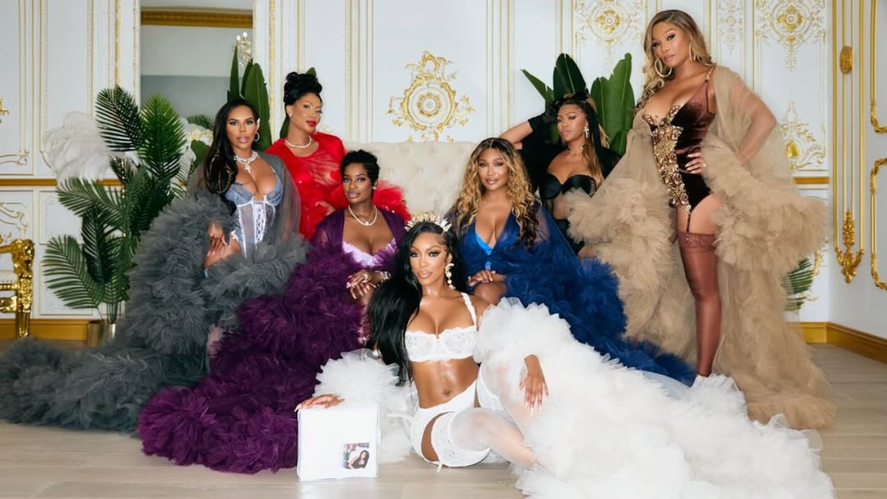 Loja diária da Bomba de Moda: O elenco da 16ª temporada de Housewives of Atlanta da Atlanta promove "mimado por Porsha" em vestes coloridas de Oyemwen Tulle (disponível para compra aqui)