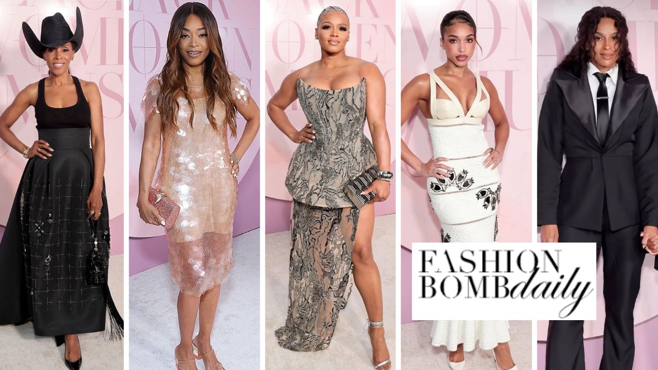 Em cena no jantar das mulheres negras no jantar: Connie Orlando em Peach Livenchy, Lori Harvey em White Alexander McQueen, Claire Sulmers em Silty Christian Siriano + mais!