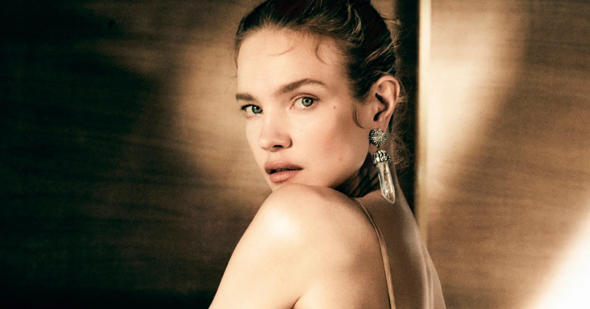 Natalia Vodianova manchetes Ermanno Scervino outono 2025 AD