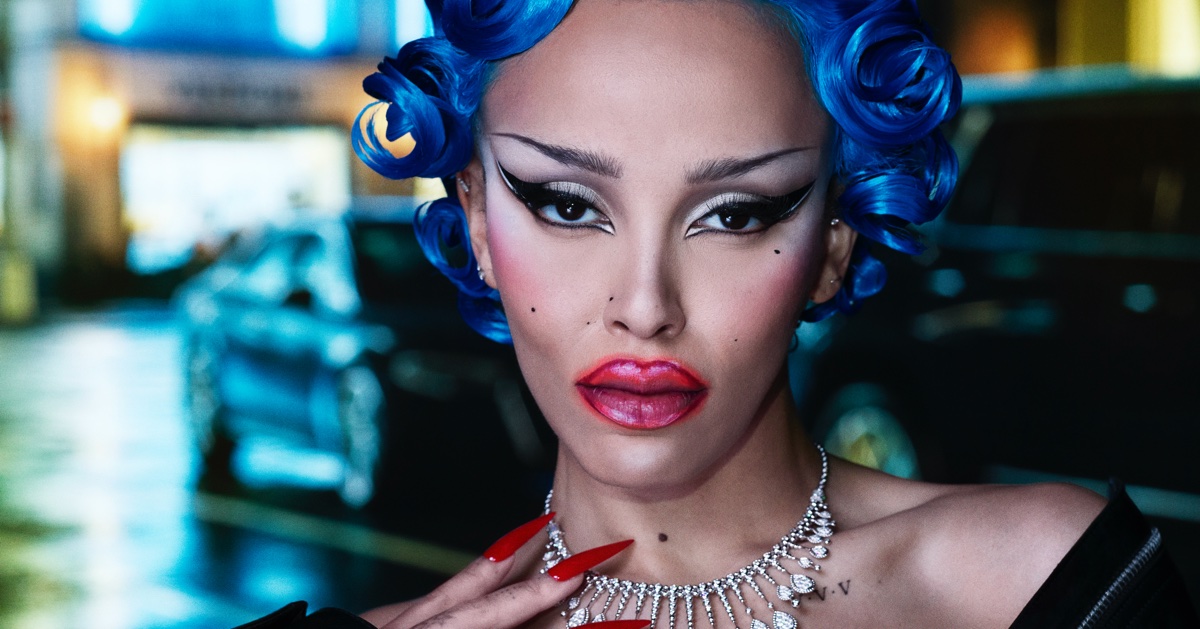 Doja Cat parece irreconhecível na história da revista V