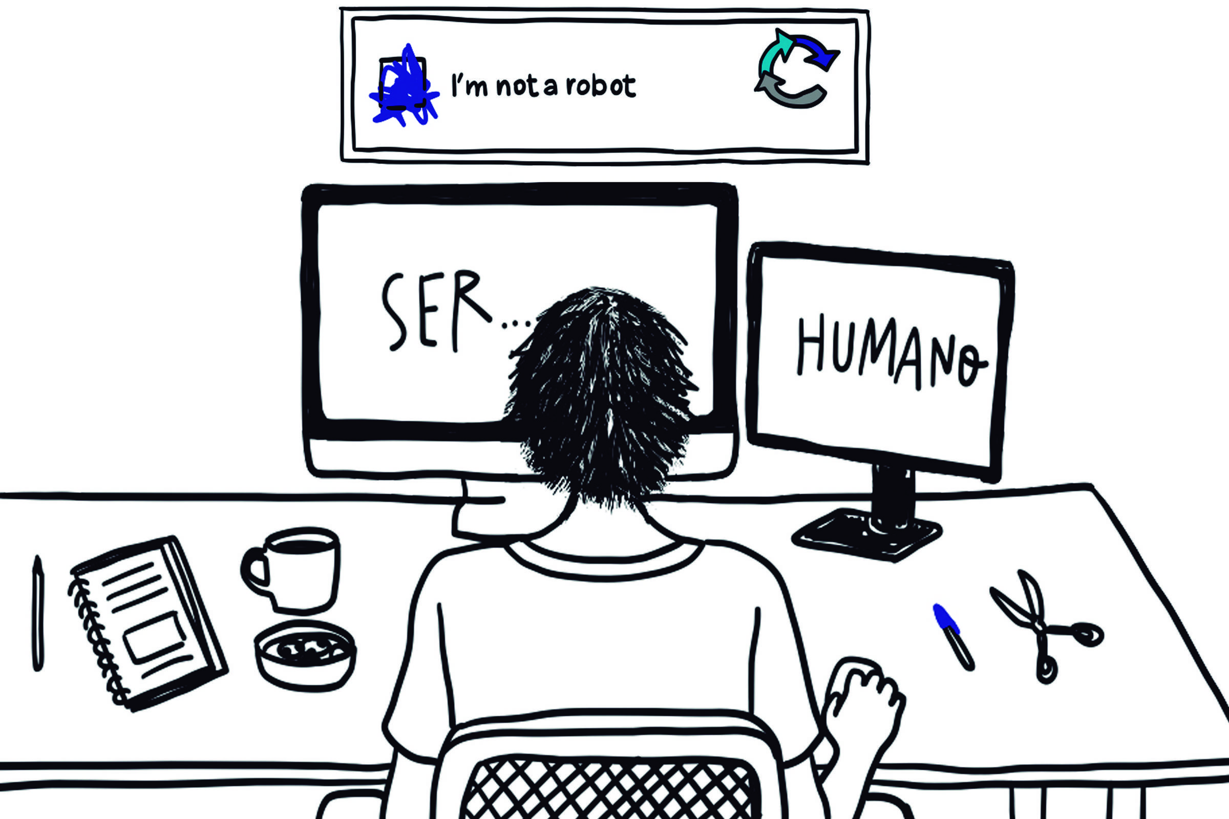 Fora da internet, ninguém tem dúvidas de que sou humano - 30/08/2025 - Ricardo Araújo Pereira