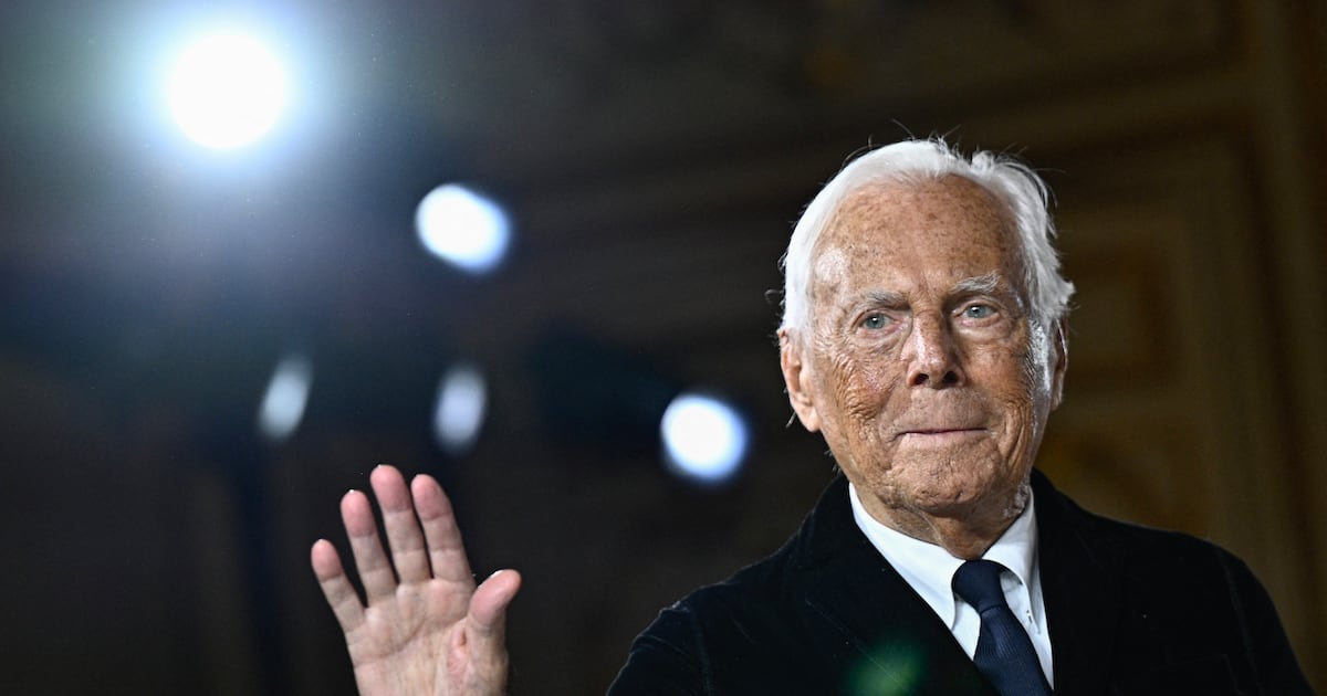 Giorgio Armani vê a sucessão como uma 'transição gradual' de responsabilidades