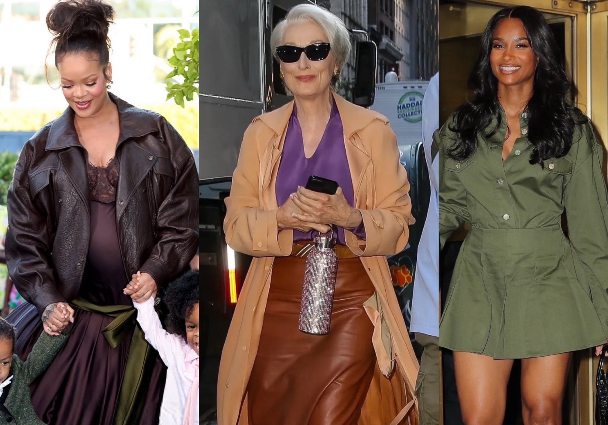 O Top 5 looks de julho de 2025: Meryl Streep como Miranda Sacerdotal, Cardi B em Haute Couture, Maternidade de Rihanna e muito mais!