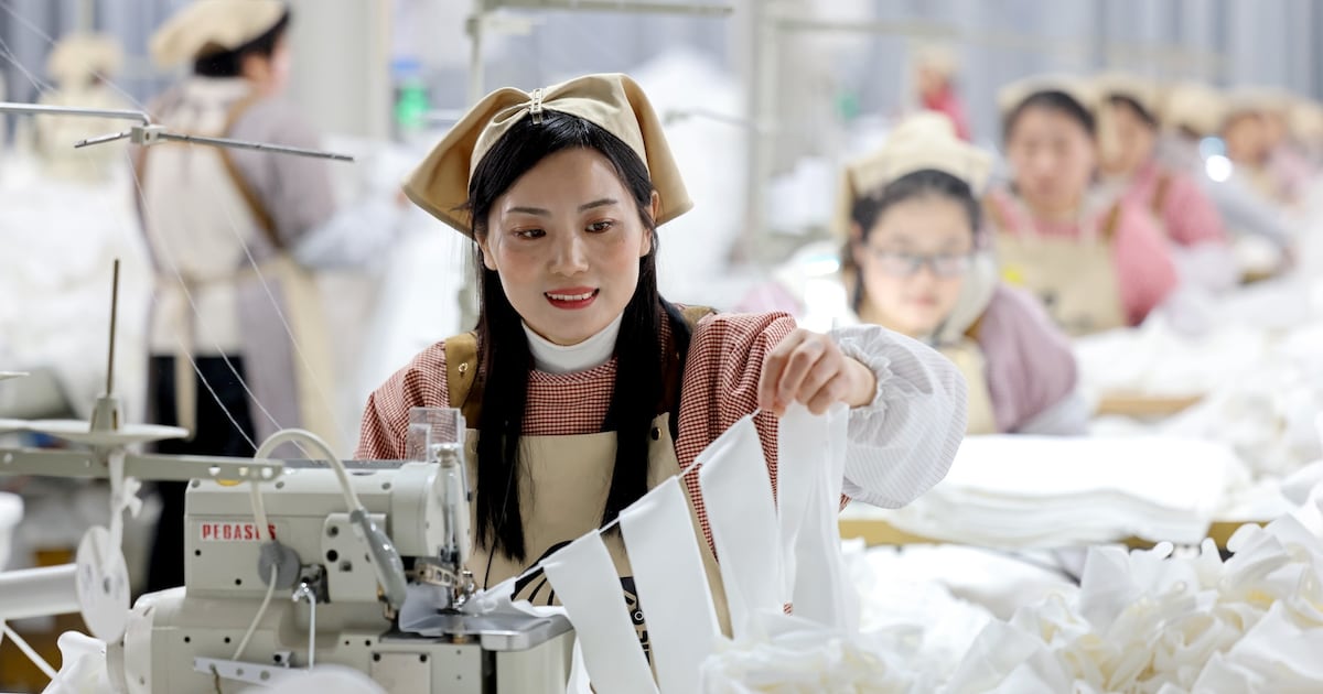 A capital da moda rápida da China diminui sob a guerra comercial de Trump