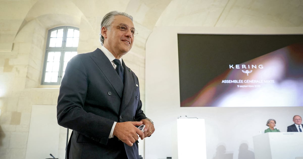 Dentro da mudança de guarda de Kering