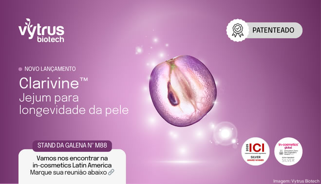 Vytrus apresenta inovação premiada na in-cosmetics Latin America 2025