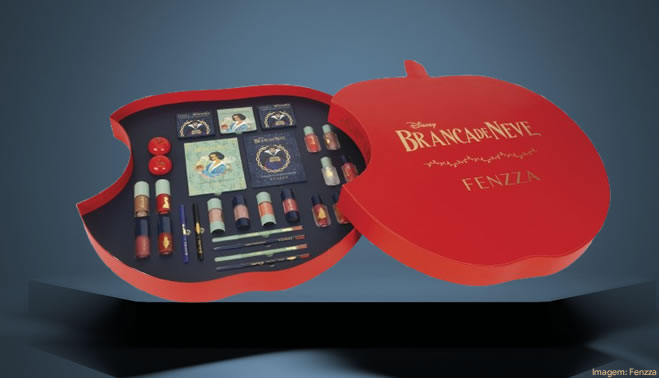 Fenzza lança linha de maquiagem inspirada em Branca de Neve
