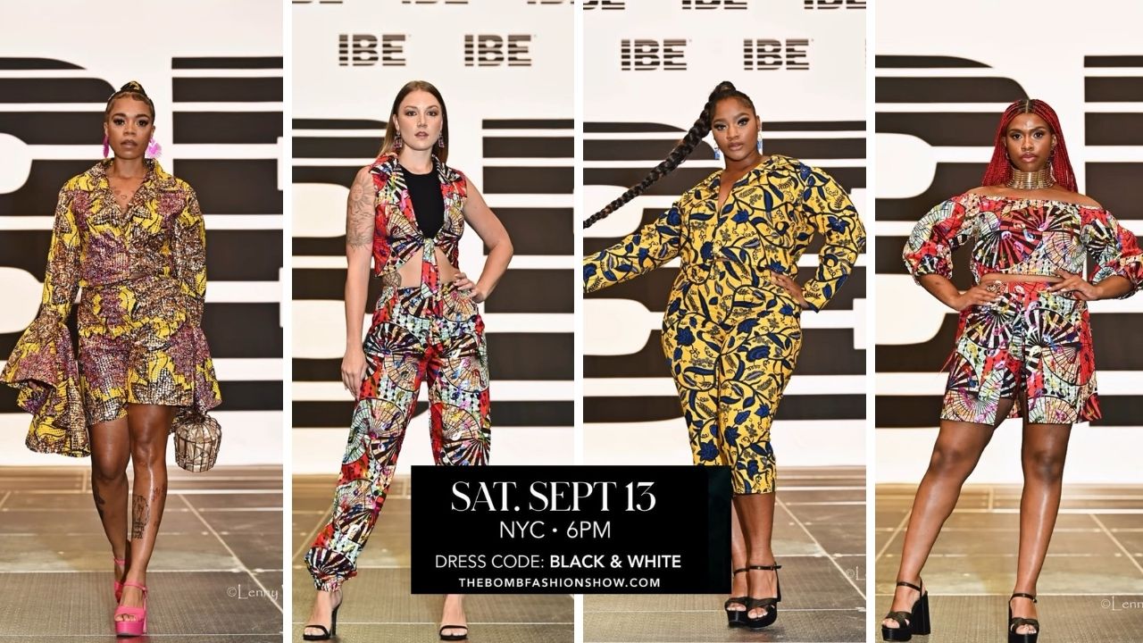 O desfile de moda de bombas: 'Jflize', de Jessica Anderson Fowlkes, apresentará conjuntos coloridos de impressão africana de várias maneiras