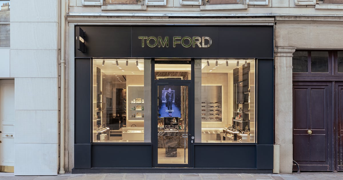 O que está reservado para Tom Ford Beauty?