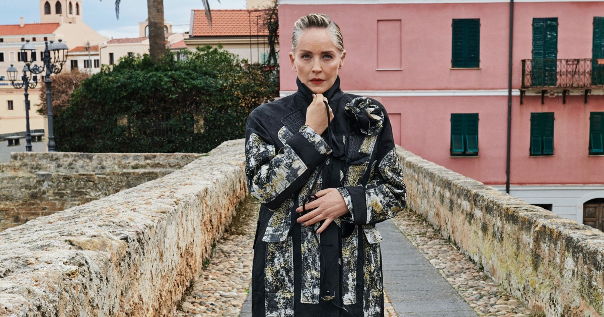 Sharon Stone traz elegância para Antonio Marras Fall 2025 AD