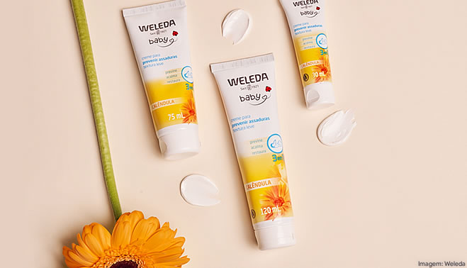 Weleda lança nova linha Babycreme com cuidado natural em cada troca