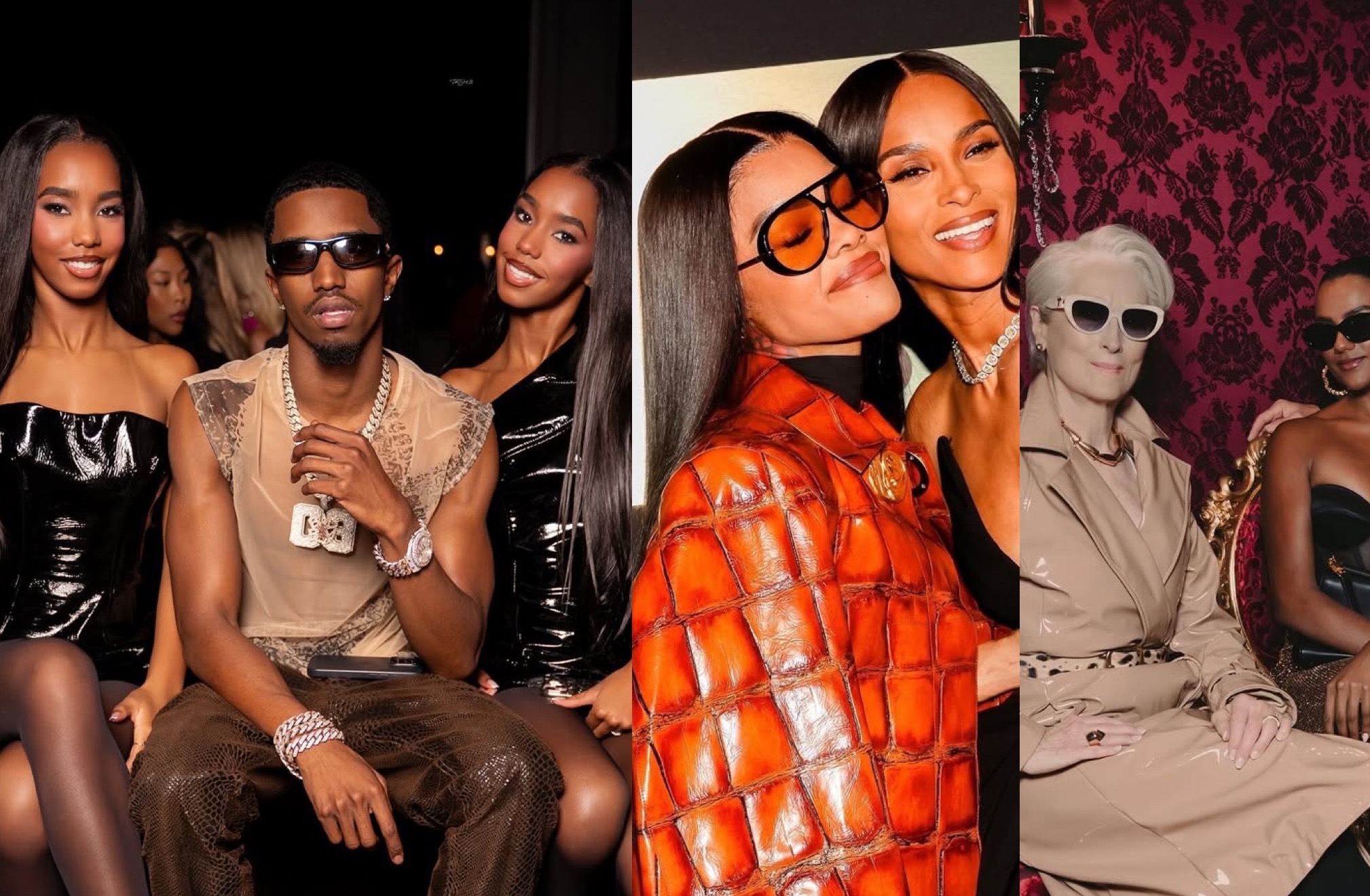 Look do mês de setembro de 2025: Kim x Skims, Oprah, Gayle e Usher na Ralph Lauren, Miranda Priestley na Dolce & Gabbana e muito mais!