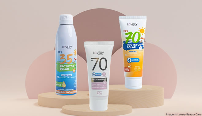 Lovely apresenta protetores solares que unem skincare e alta fotoproteção