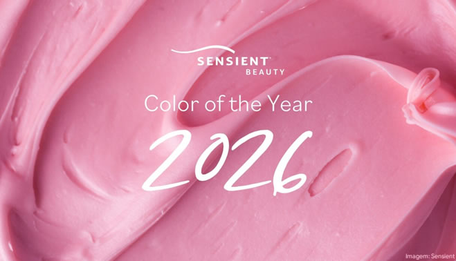 Sensient revela a cor do ano 2026: Reverie Pink
