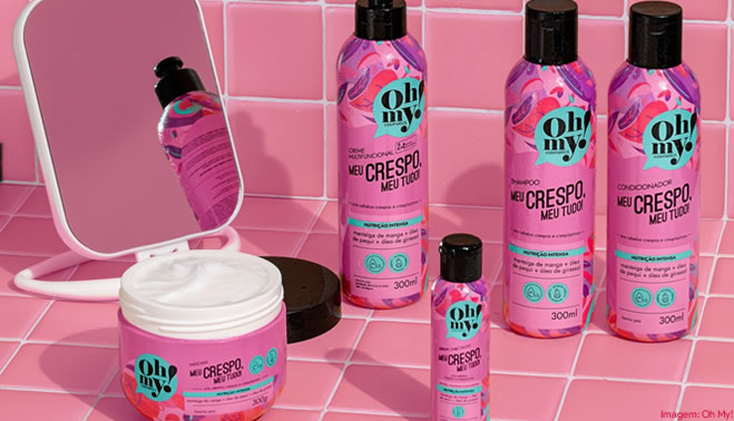 Oh My! lança linha “Meu Crespo, Meu Tudo!” para cabelos crespos