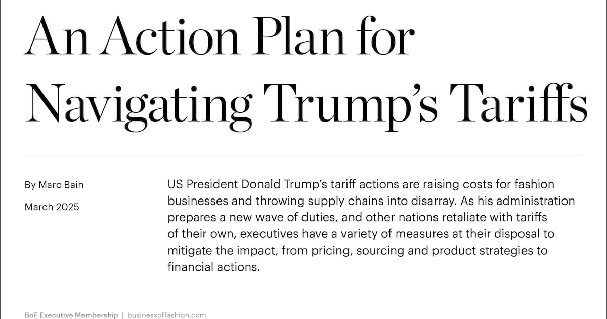 Memorando Executivo | Um plano de ação para navegar pelas tarifas de Trump