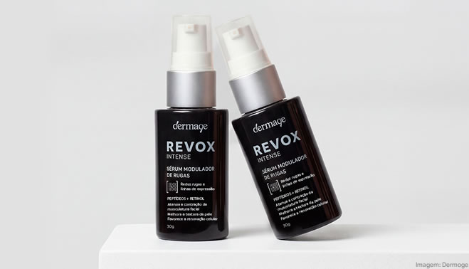 Dermage lança sérum Revox Intense para suavizar rugas atuando na musculatura facial