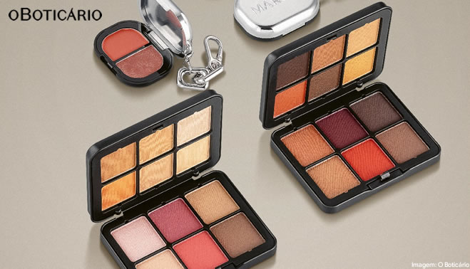 Boticário inova com Make B. Blend & Fusion e paletas multifuncionais
