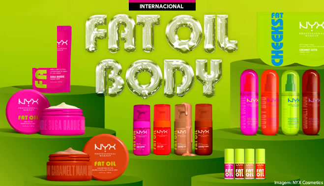 NYX Cosmetics estreia em fragrâncias e body care com linha Fat Oil Body Collection