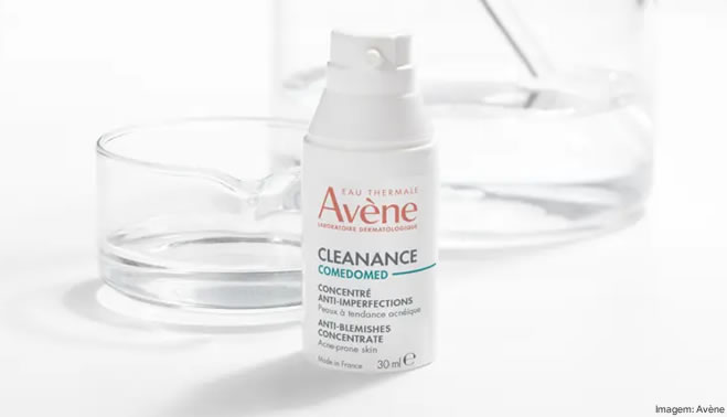 Avène lança sérum Cleanance Comedomed+ com nova fórmula voltada ao controle da acne