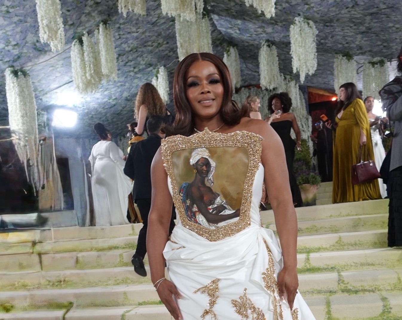 A vida de Claire: The 2026 Met Gala usando um vestido Khaled & Marwan La Madeleine e joias da The Iconic Timepieces