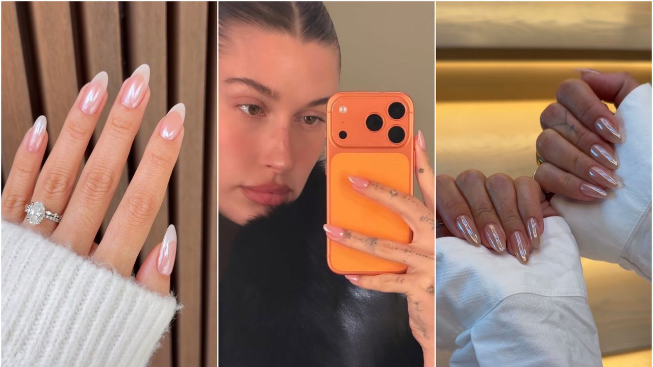 Unhas rosquinhas vitrificadas ainda estão na moda - com esse toque simples