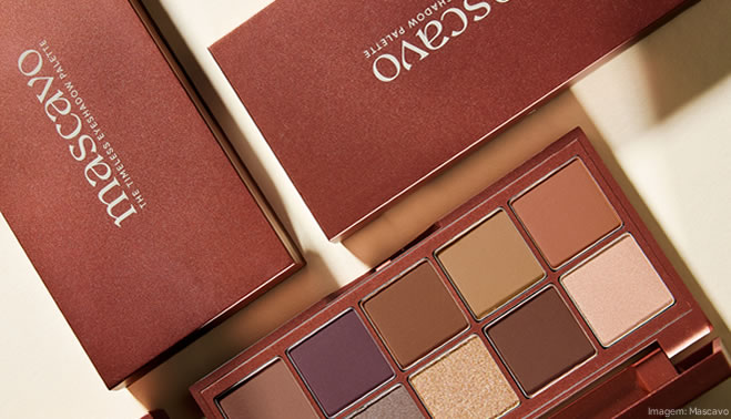 Mascavo marca sua entrada no segmento de olhos com paleta de sombras