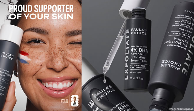 Paula’s Choice torna-se patrocinadora oficial de skincare da Copa do Mundo FIFA 2026