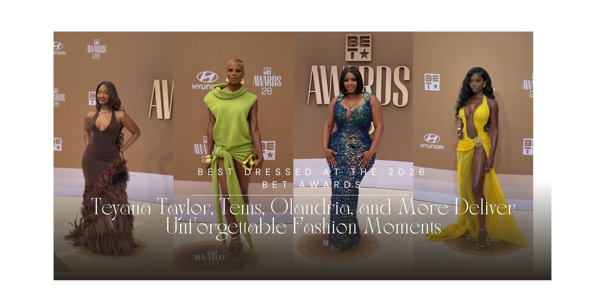Mais bem vestidos no BET Awards 2026: Teyana Taylor, Olandria, Tems e mais proporcionam momentos de moda inesquecíveis