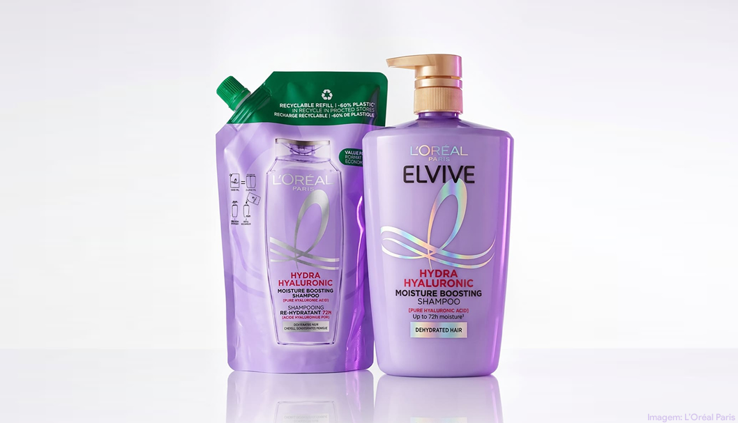 L'Oréal Paris reforça sustentabilidade com expansão dos refis