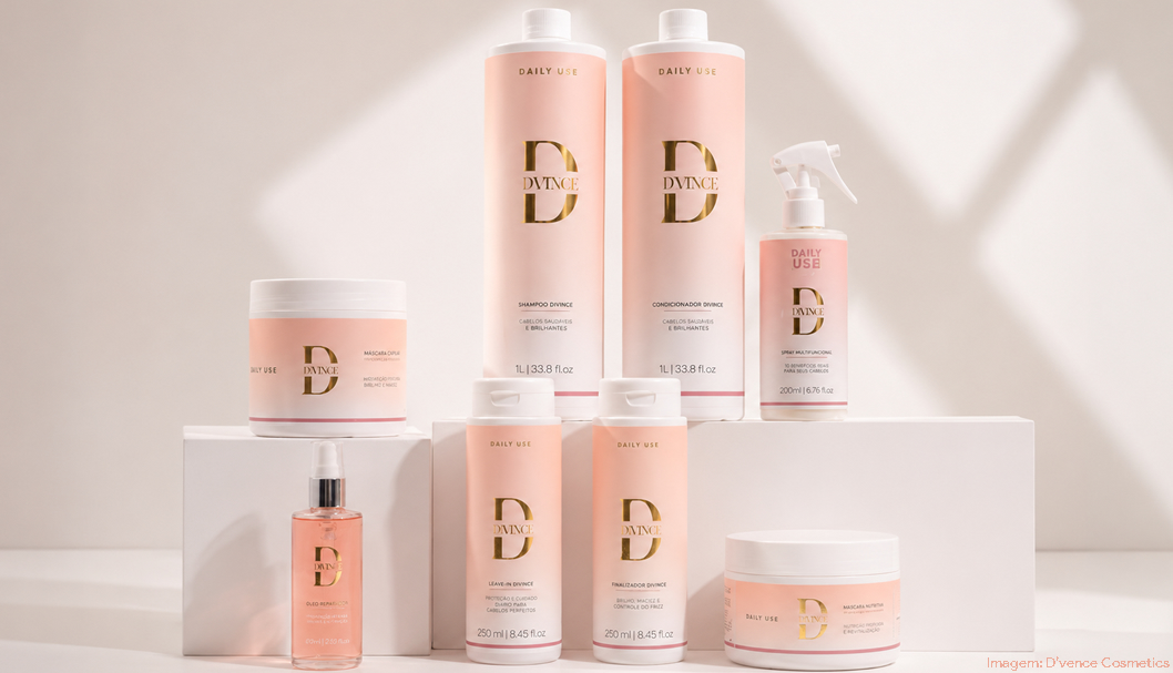 D’vence amplia hair care com linha Daily Use anti frizz