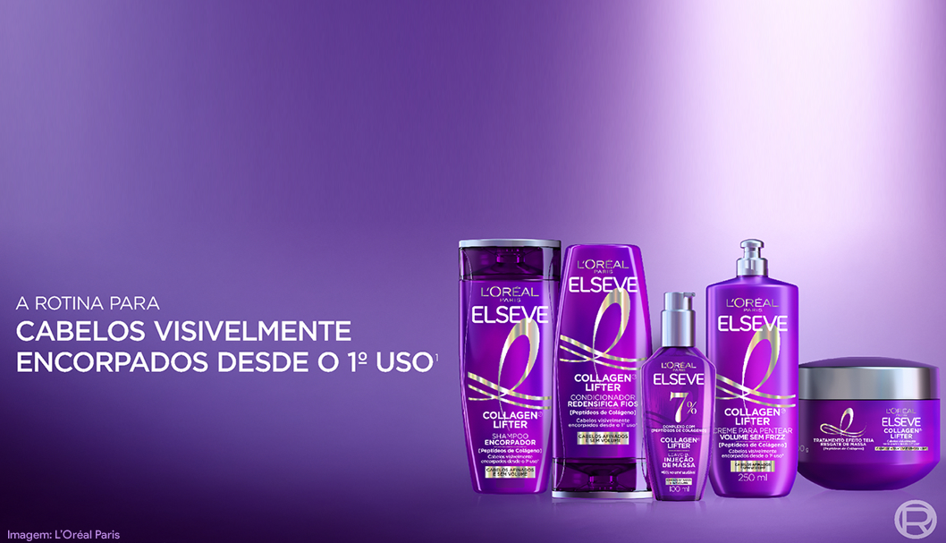 L’Oréal Paris desafia consumidoras a testarem resultados da linha Elseve Collagen Lifter
