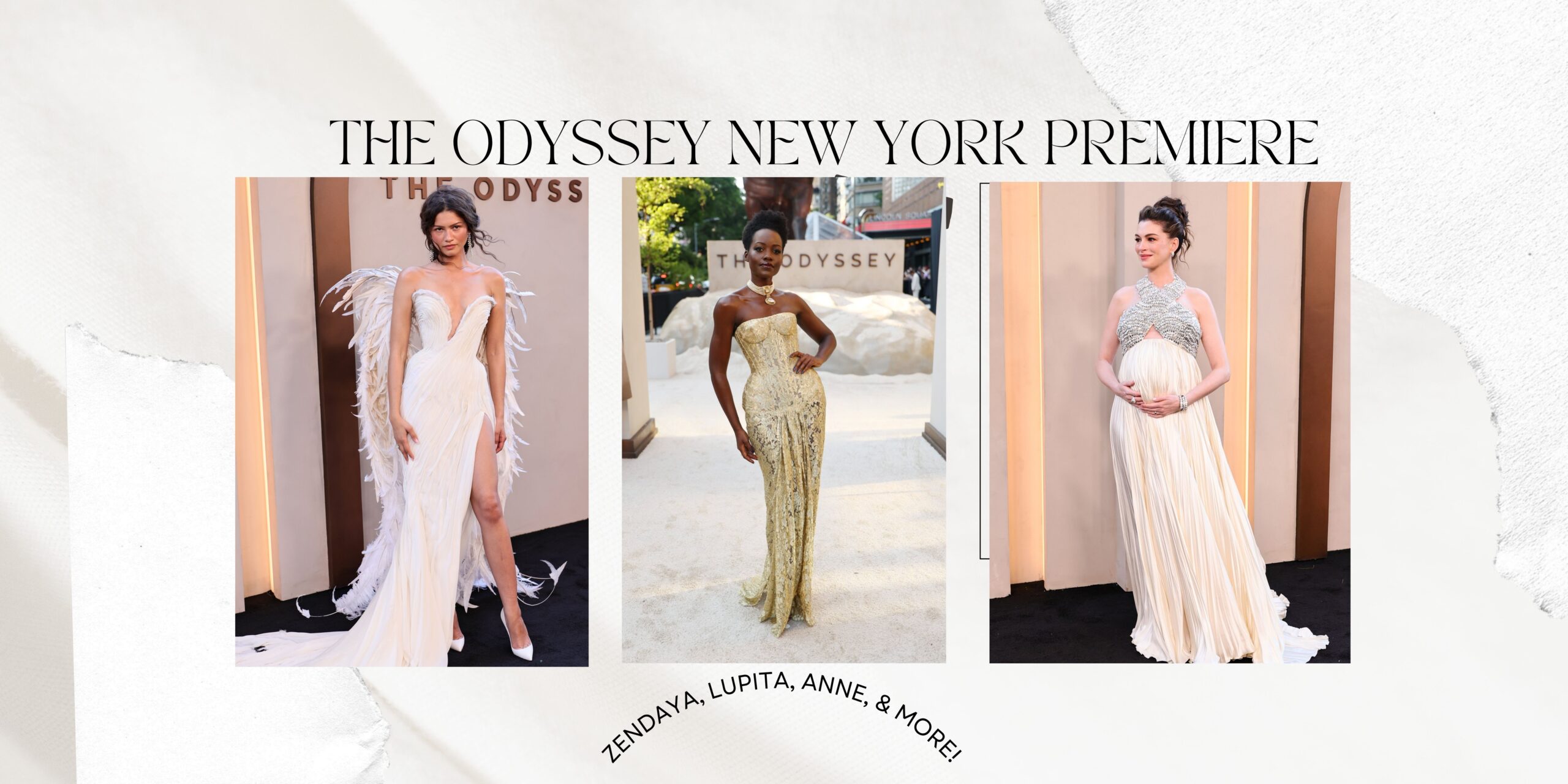 Os melhores looks da estreia de “The Odyssey” em Nova York: Zendaya, Charlize Theron, Lupita Nyong'o e Anne Hathaway
