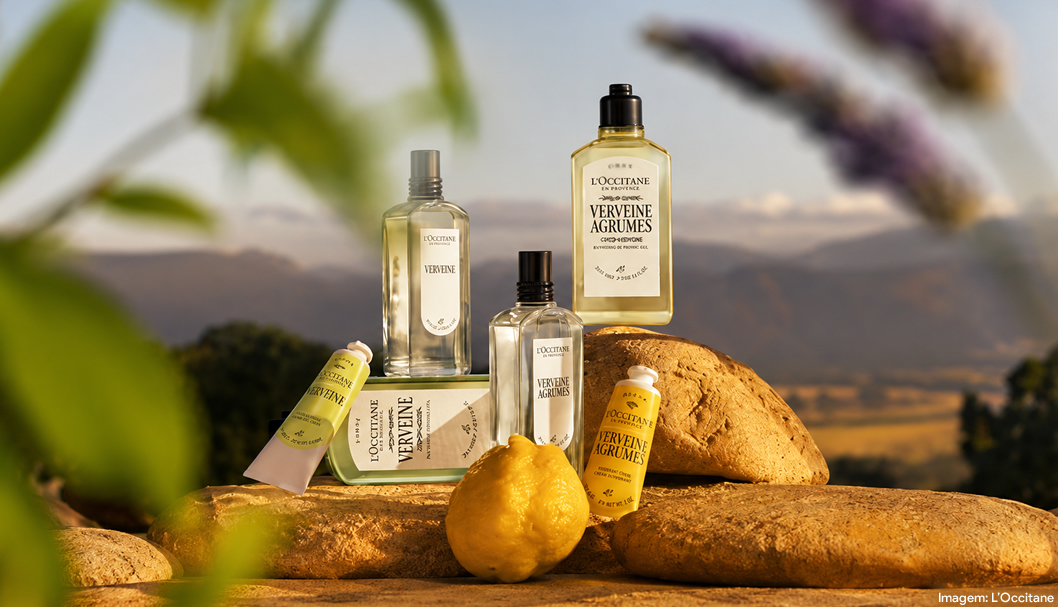 L'Occitane atualiza a identidade visual de Verveine e Lavande