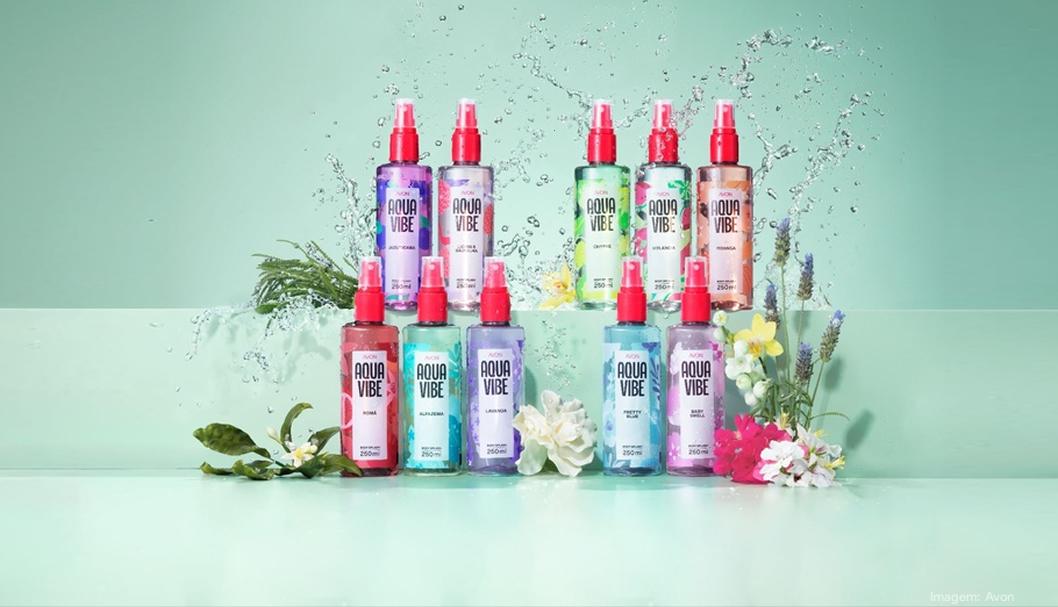 Avon reinventa portfólio de body splashes Aqua Vibe