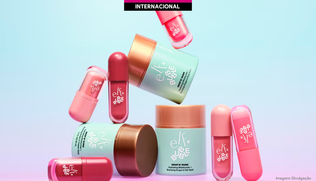 E.l.f. Cosmetics e Bubble lançam coleção que combina maquiagem e skincare