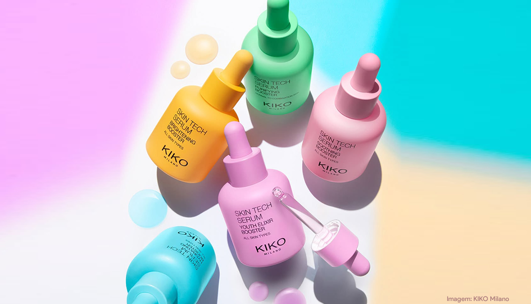 KIKO Milano lança Skin Tech Serum, linha de séruns que une tecnologia e cuidado com a pele