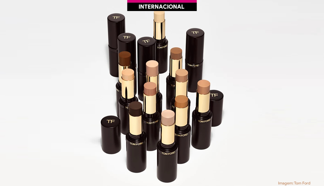 Tom Ford lança bastão multifuncional para base, contorno e iluminação nos EUA