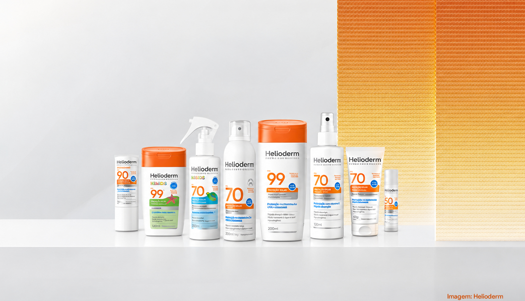Helioderm com nova identidade visual, amplia portfólio e atuação no mercado de skincare