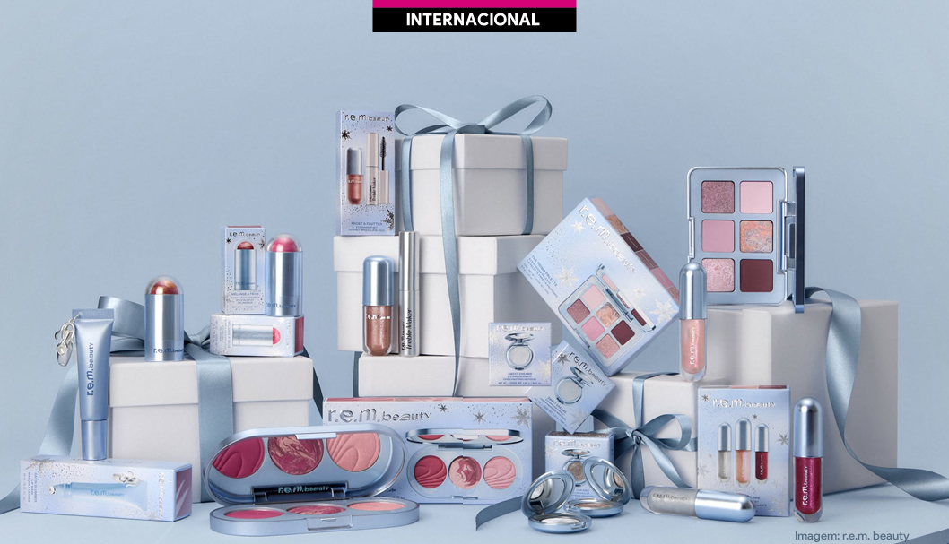 r.e.m. beauty leva estética do balé às embalagens de coleção global Holiday